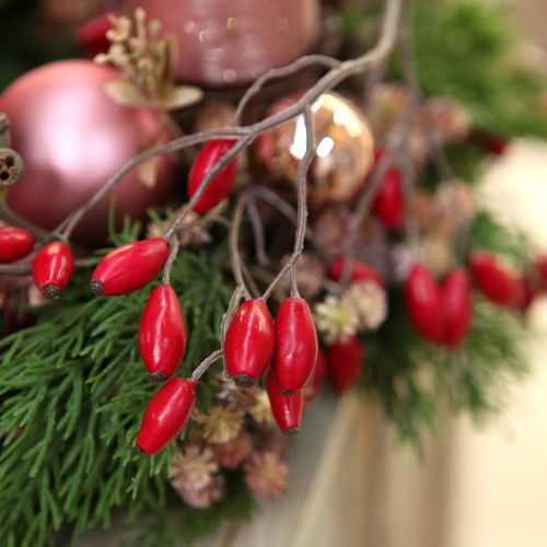 Artikel Künstlicher Hagebuttenkranz Rot Ø50cm Herbstdeko Türkranz