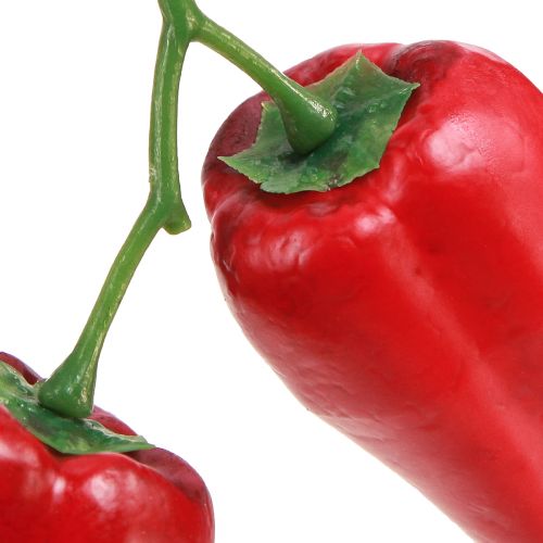 Artikel Künstliche Peperoni Rot Gemüse Deko Ø3,5cm L8cm 2 St