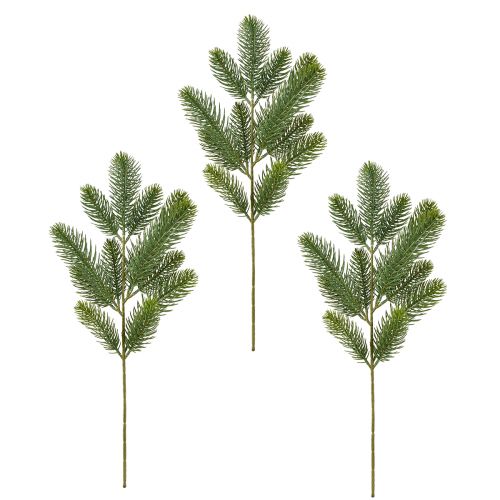Floristik21 Täuschend echte Tannenzweige in Grün zum Dekorieren, L50cm, 3er Set