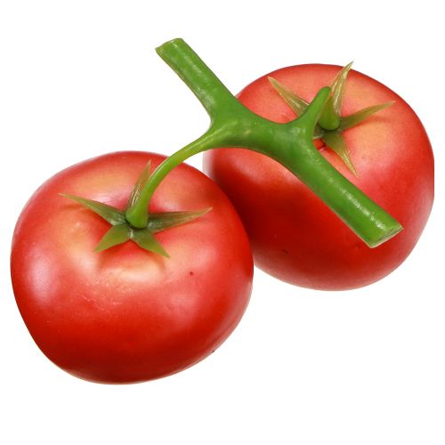 Floristik21 Künstliche Tomaten Deko Strauchtomaten Rot Ø6cm 5 Stück täuschend echt für Heim und Geschäft