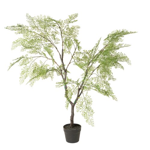 Künstlicher Baum Kunststoff Seide 120 cm Grün Braun Innenbereich | Floristik21.de