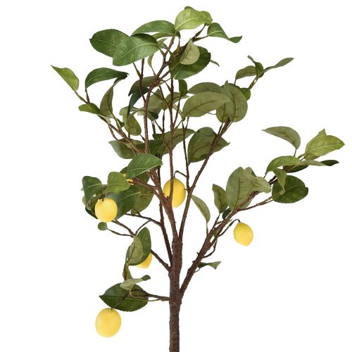 Floristik21 Künstlicher Zitronenbaum im Topf Gelb 90cm