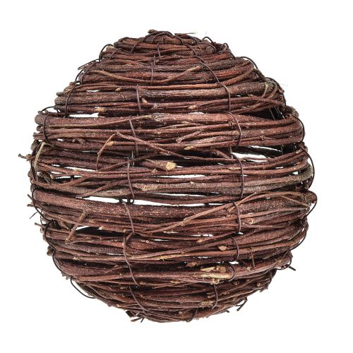 Floristik21 Kugel aus Reben Natur Braun zum Dekorieren Ø14cm H14cm