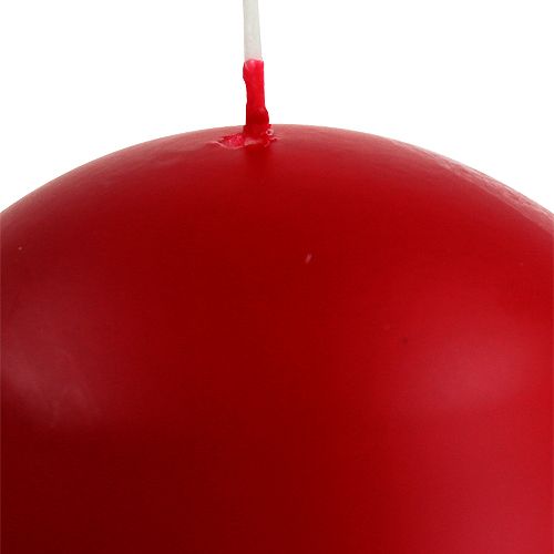 Floristik21 Kugelkerzen 60mm Rot 16 St