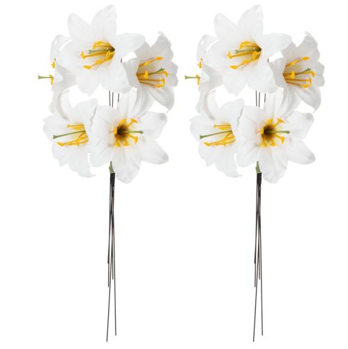 Kunstblume Lilie weiß mit
