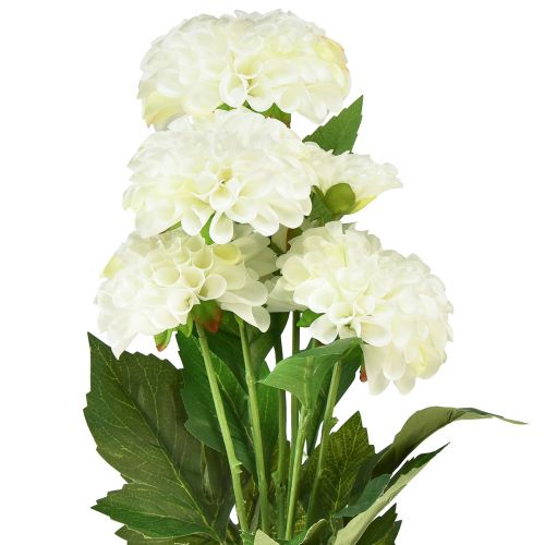 Artikel Kunstblumen Deko Dahlien künstlich Weiß 50cm