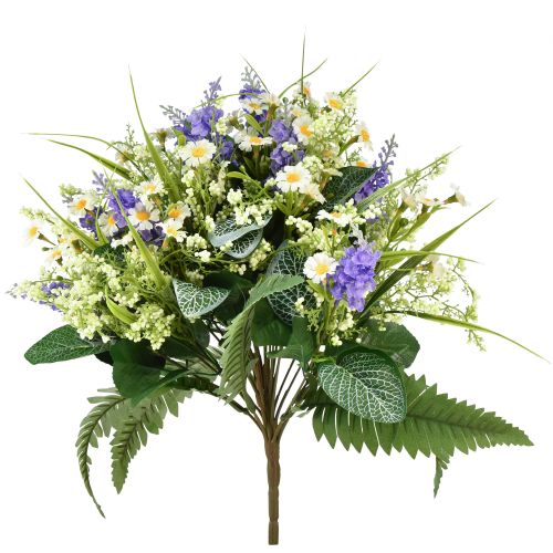 Floristik21 Kunstblumen Deko Kunstblumenstrauß Gänseblümchen 40cm