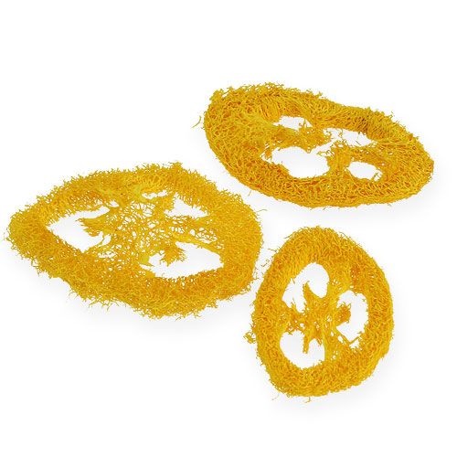Luffa Scheiben Gelb 25St Luffa Scheiben Gelb 25St