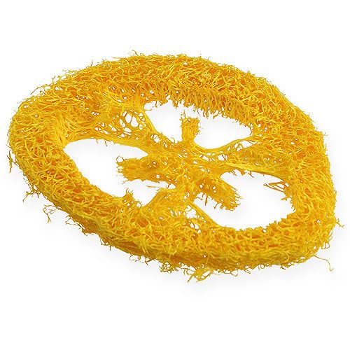 Luffa Scheiben Gelb 25St