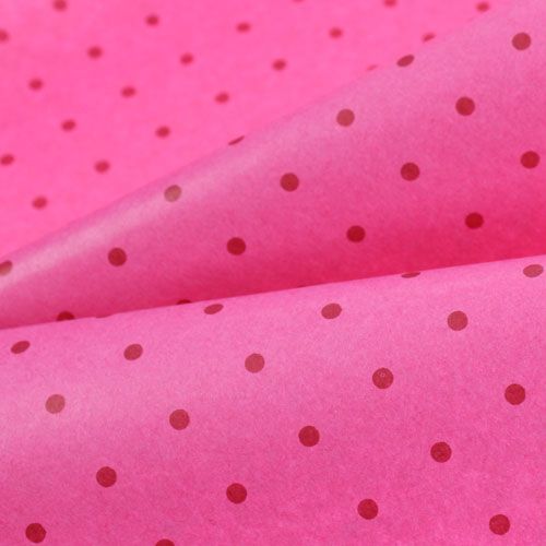 Artikel Manschettenpapier 25cm 100m Pünktchen Pink