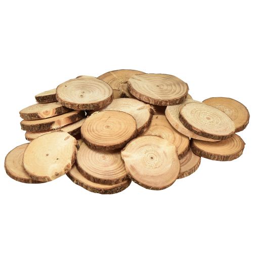 Floristik21 Mini Holzscheiben Deko Baumscheiben Natur Ø5-7cm