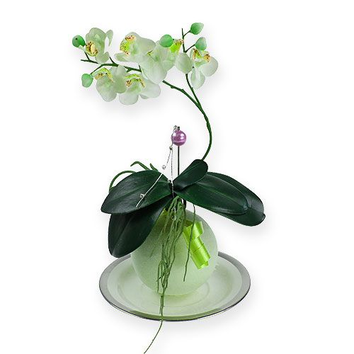 Steckschaum Kugeln Grün 9cm 4St