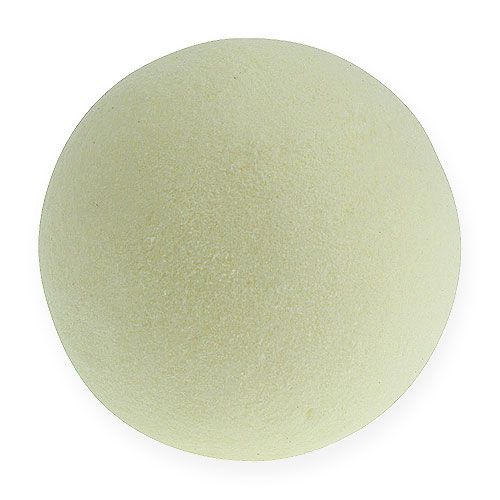 Steckschaum-Kugeln Creme 9cm 4St