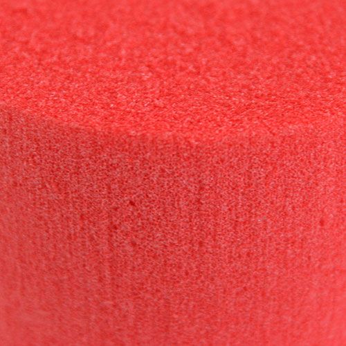 Steckmasse Zylinder Ø8cm Rot 6St