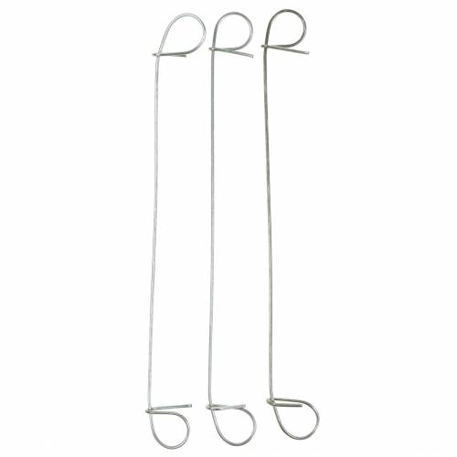 Ösenbindedraht Silber Verzinkt 1mm x 120mm 100 St