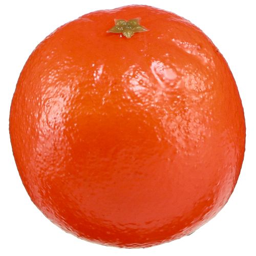 Floristik21 Orange künstlich Deko Obst Kunstfrucht Ø8cm 4 St