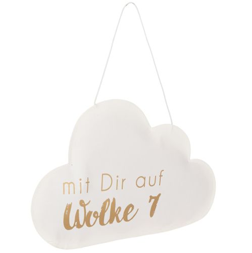 Papierdeko „Wolke 7“ zum Hängen 35cm x 22cm 2St | Floristik21.de