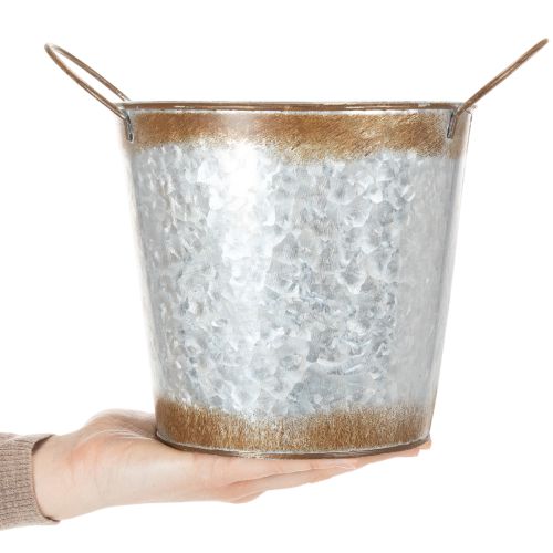 Pflanzgefäß aus Metall,