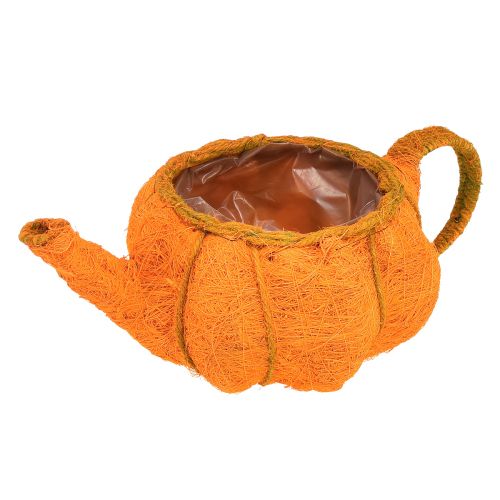 Artikel Pflanzkanne Kürbis Deko Orange Gelbgrün Ø19cm H12cm