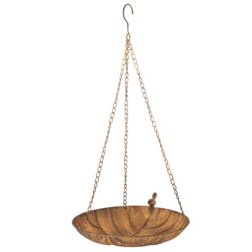 Dekoschale zum Hängen Gartendeko Rost Optik Ø31cm L62cm einkaufen | Floristik21.de