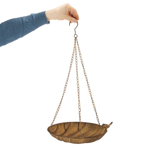 Dekoschale zum Hängen Gartendeko Rost Optik Ø31cm L62cm | Floristik21.de