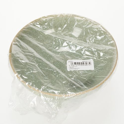 Artikel Elegante Keramik Pokal Schale 17cm Grau-Grün für vielseitige Dekoration