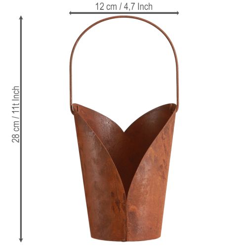 Artikel Rost Deko Herz Henkel Metall zum Hängen Vintage Garten Deko 12×15,5cm 2St