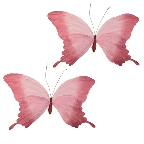 Artikel Große Hängedeko Schmetterling Rosa Flieder 50cm 2er-Set für Wand und Decke