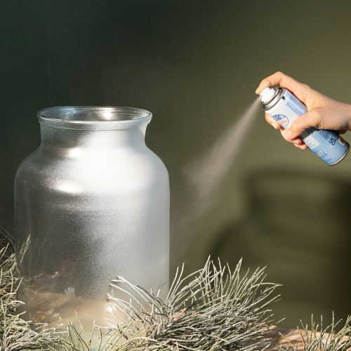 Silberspray Schneespray 150 ml für Fenster und Winterdekoration | Floristik21.de
