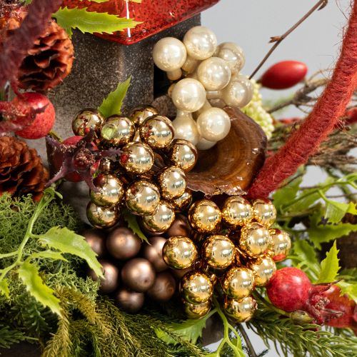 Artikel Spiegelbeeren Ø1,5cm Braun-Gold 140St