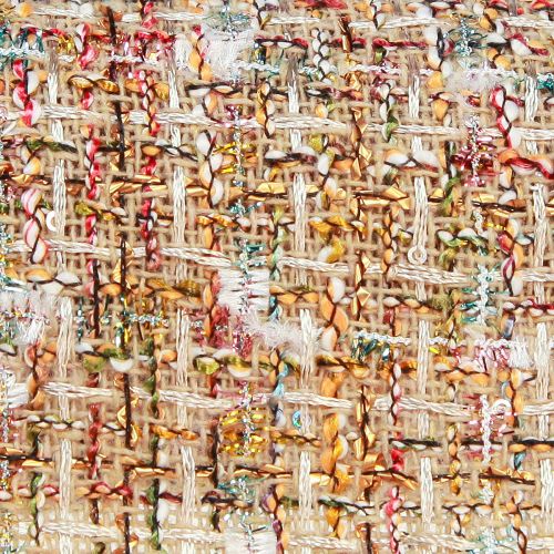 Artikel Tischband Beige Glitzer Accent Vintage-Look 19cm x 1,5m Flexibel Dekorativ