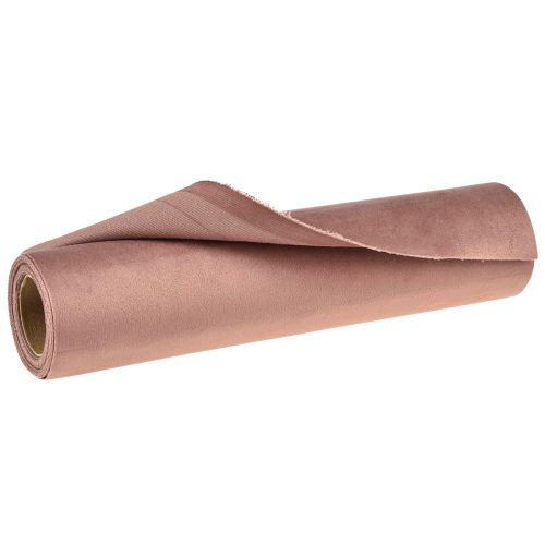 Artikel Samt Tischläufer Altrosa, 28×270cm - Elegantes Tischband Dekostoff für Ihre Festliche Tischdeko