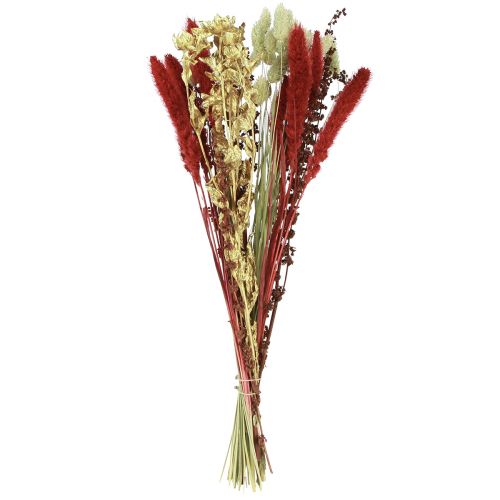 Floristik21 Trockenblumenstrauß Getreide in Rot Gold - Natürliche Eleganz 50cm