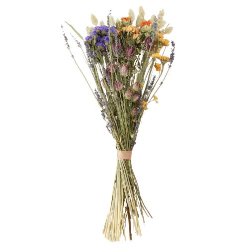 Artikel Trockenblumenstrauß Lila Orange Strandflieder Getreide Natürliche Deko 55cm