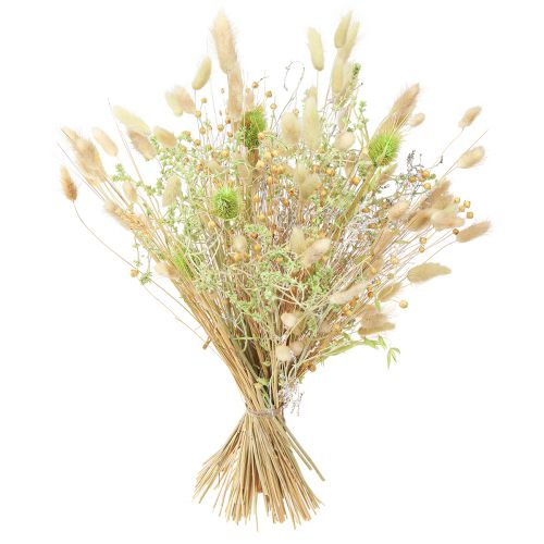 Artikel Trockenstrauß Charme Ländlich Natur Weiß Mint 40cm 80g Deko-Highlight Langzeit