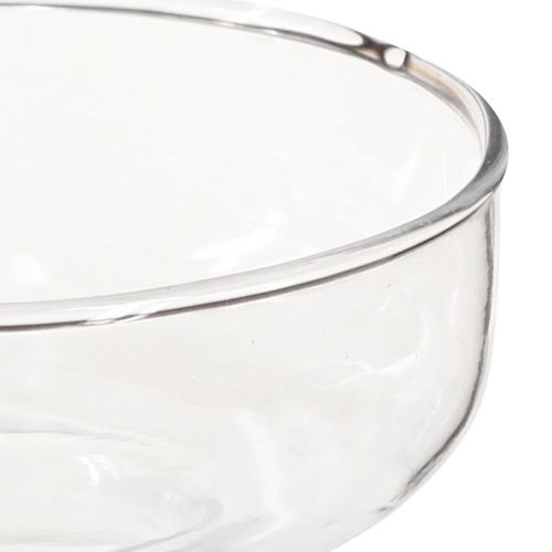 Artikel Glasvase "Rikkie" klar bauchig Ø13cm H10cm ideal für Deko und Floristik 2 Stück