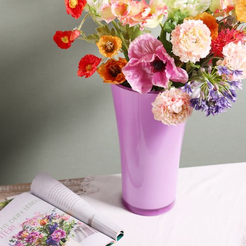 Vase „Fizzy" Ø20cm H35cm Lila 1 St