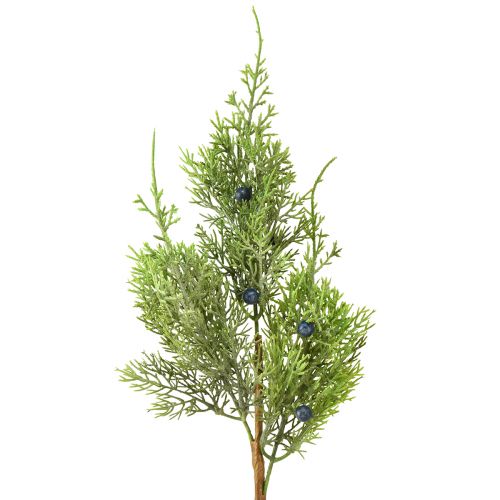 Artikel Wacholder Kunstzweige mit Beeren Dekorationsgrün für festliche Stimmung L42cm 4St