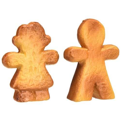 Artikel Weihnachtsdeko Keramik Lebkuchenfiguren, Festliche Tischdeko, Weihnachtsgeschenk, 6St 7cm