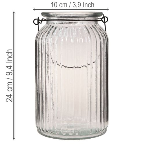 Laterne Glas Windlicht zum