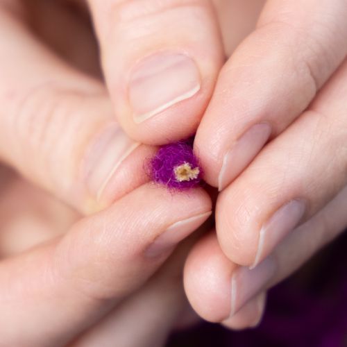 Artikel Wollkordel Lila 55m – Hochwertige Dekoschnur für Floristik und kreative DIY-Projekte