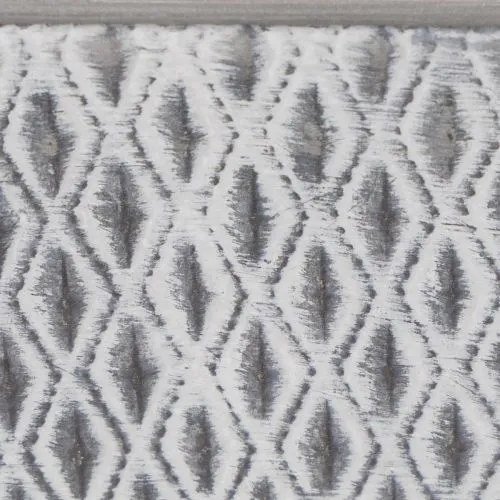 Zinkschale mit Rautenmuster 26cm x 15,5cm | Floristik21.de