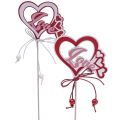 Floristik21 Blumenstecker Dekostecker “Love” Valentinstag 25,5cm 16St