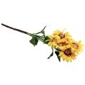 Floristik21 Künstliche Sonnenblumen Deko Blumen Gelb 79cm 3St