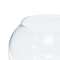 Floristik21 Kugelvase Glas Mini Vase Rund Glas Deko H8cm Ø7cm