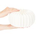 Wabenpapier Kürbis Rund Weiß 24 cm mit Vertiefung 4 Stück | Floristik21.de