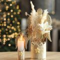 Metall-Kerzenhalter Engelfigur Gold 50 cm für Tischdekoration | Floristik21.de