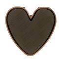 Floristik21 OASIS® Renewal® Biolit® Blumensteckschaum-Herz, 33 × 33 × 5 cm, schwarz, 2 Stück