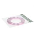 Floristik21 Aluminium Flachdraht Rosa 5mm 10m