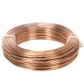 Floristik21 Aluminiumdraht 2 mm Braun 60 m Rolle 500 g für Floristik und Dekoration